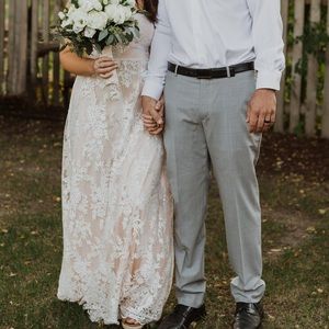 Lulus bridal dress size medium